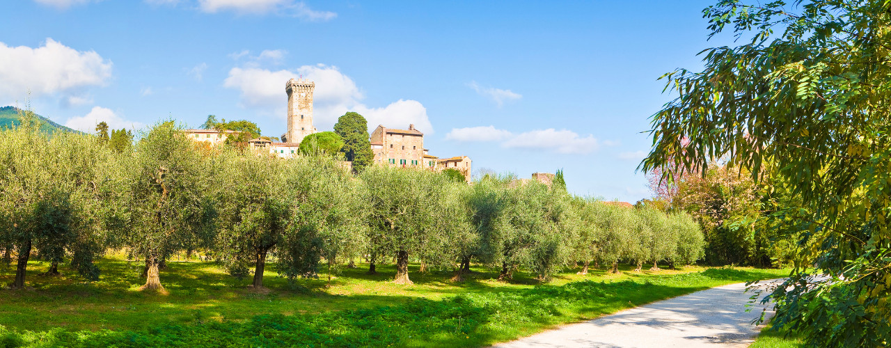 Area relax nel giardino